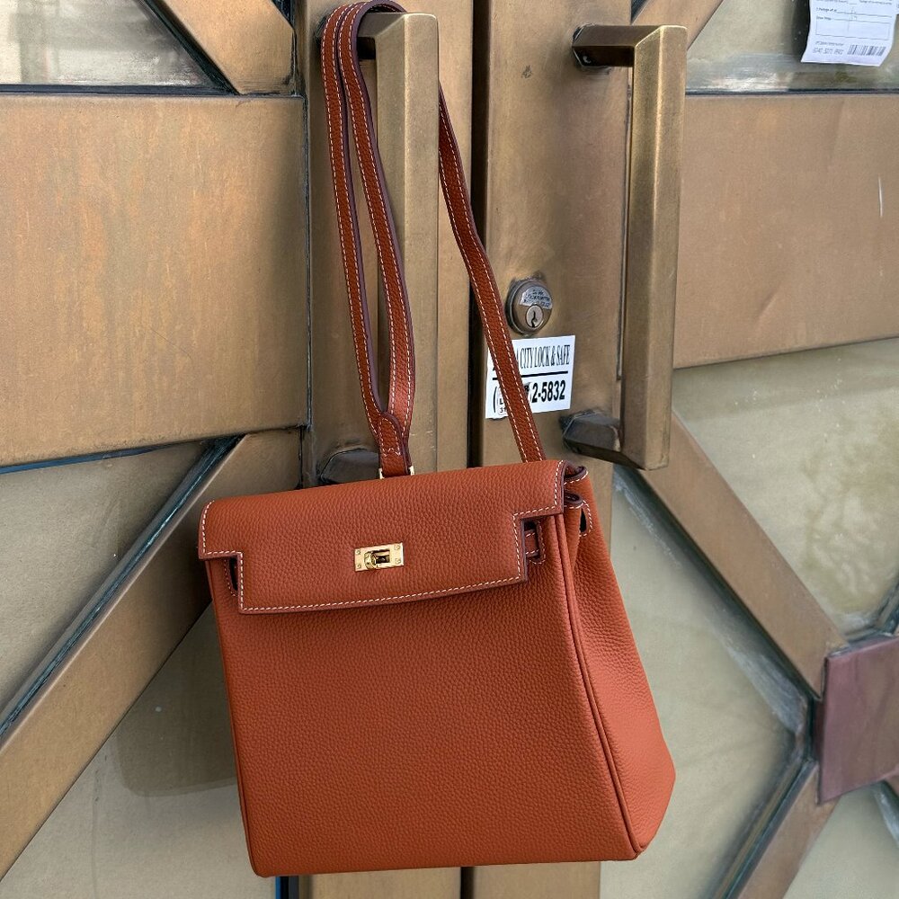 Backpack leather